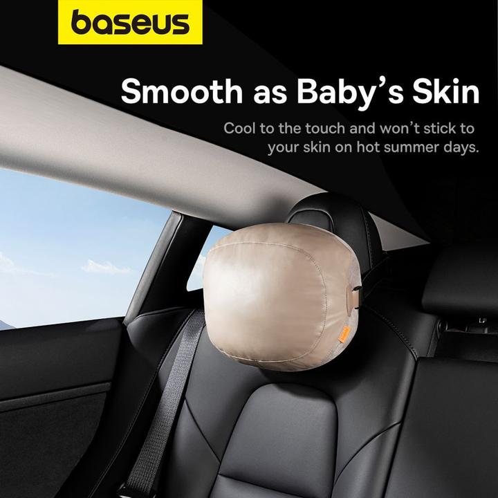 Image du produit Baseus Double face Car Headrest Mounted Pillow Comfort Ride (gris)