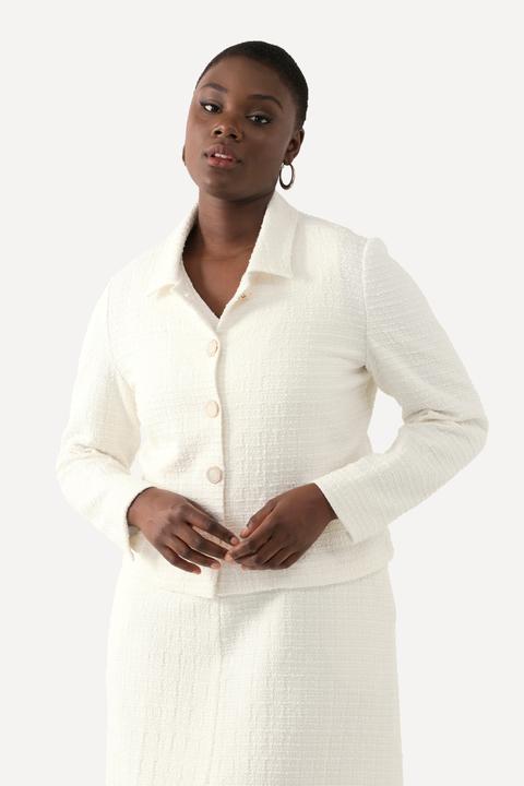 Actual product image Ulla Popken Textured Boucle Jacket (50, 52)