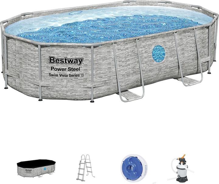 Immagine prodotto Bestway Power Steel Swim Vista Series (488 x 305 x 107 cm)