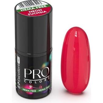 Excellent PRO, Smalto per unghie, Pro Colors Hema Free Hybrid Nail Polish 50 Neon Fuchsia 7g (Fucsia neon)