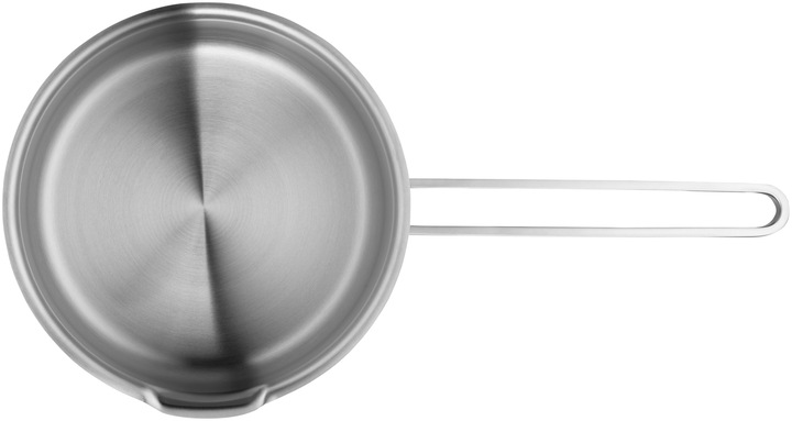 Produktbild WMF Stielkasserolle Topf 16cm Stieltopf Deckel Function4 Induktion Edelstahl (16 cm, Kochtopf, Edelstahl)