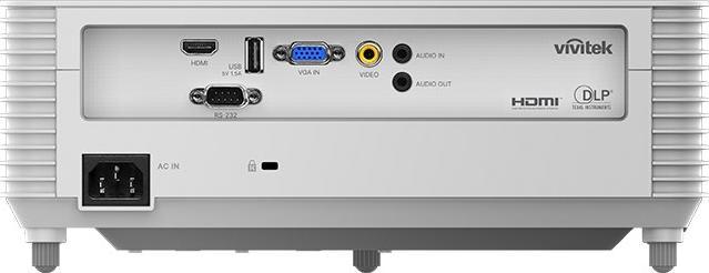 Actual product image vivitek Projector, 1080p, lamp 4,000 AL, TR: 1.48-1.62:1 (WUXGA, 4000 lm, 1.48 - 1.62:1)