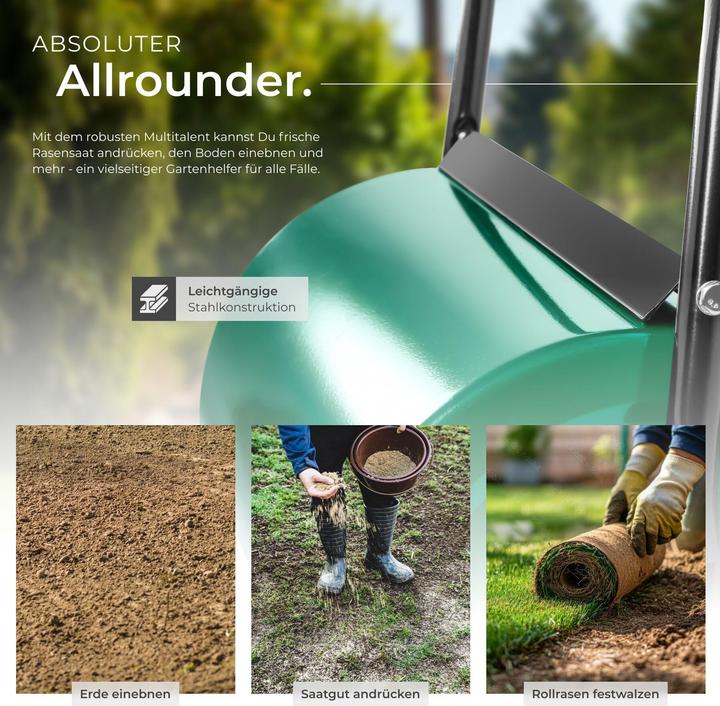 Actual product image tectake Lawn roller