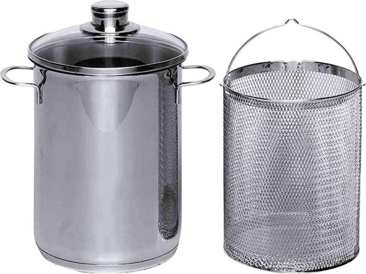 Produktbild Krüger Spargeltopf (16 cm, Kochtopf, Edelstahl)