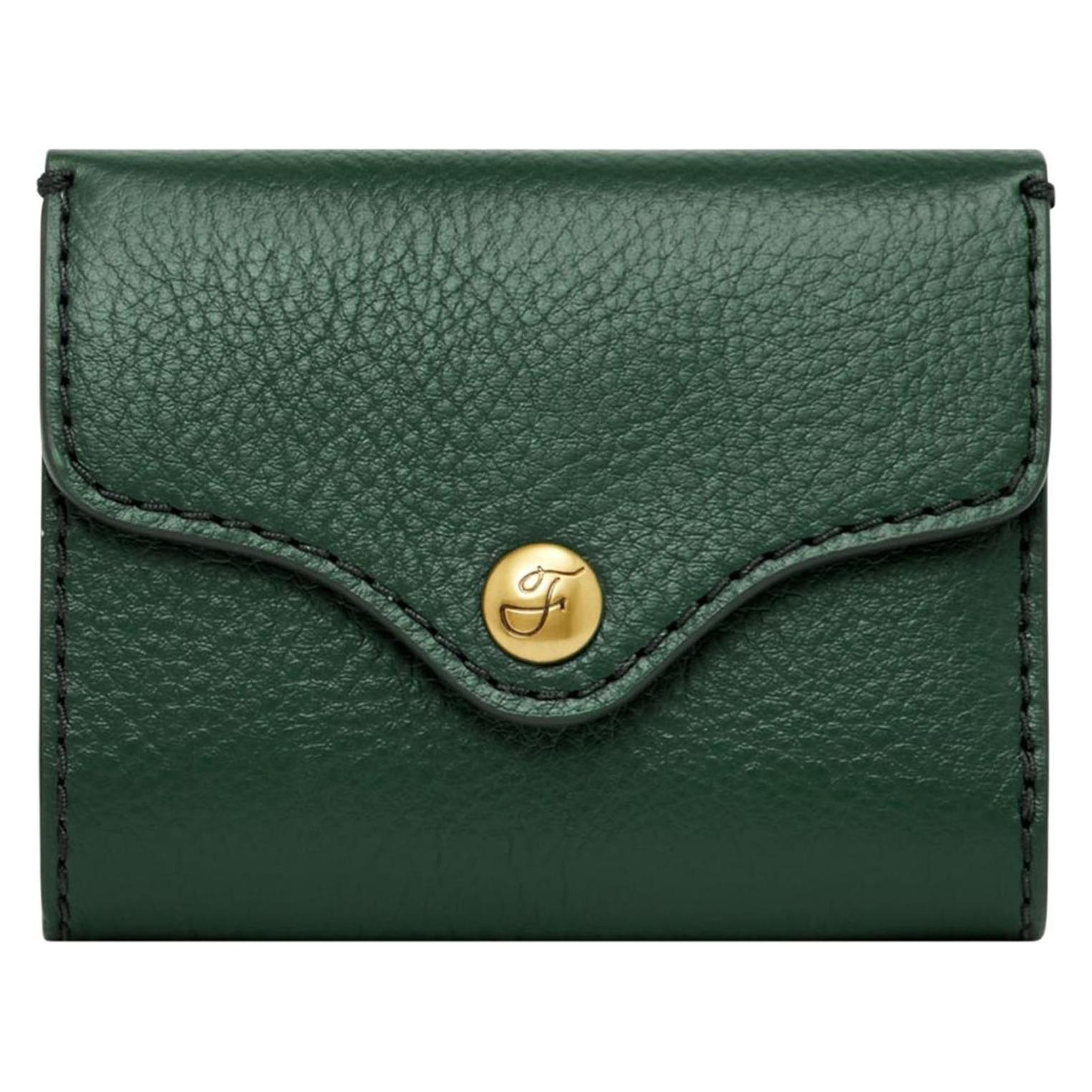 Fossil, Damen, Portemonnaie, Heritage Trifold, Grün