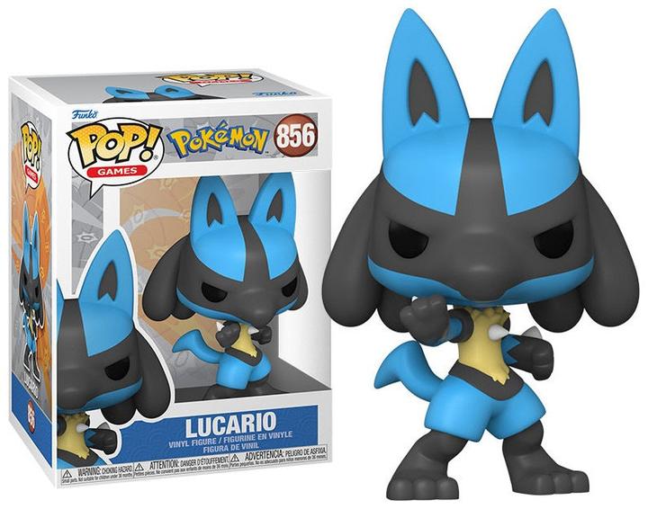 Actual product image Funko Pokemon POP! Games Vinyl Figur Lucario(EMEA) 9 cm