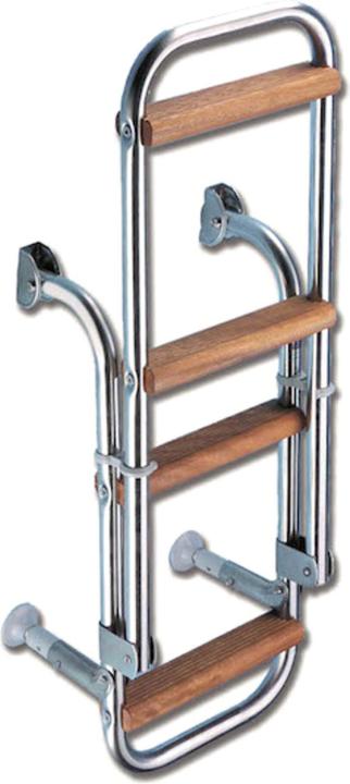Produktbild Compass Badeleiter mit Teakstufen