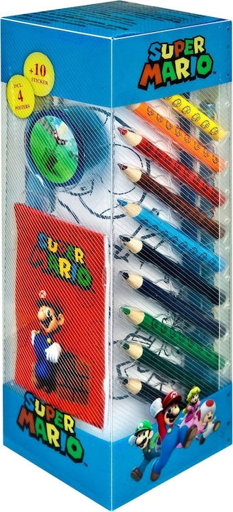 Produktbild NoName Super Mario Stationery Set Tower 35dlg