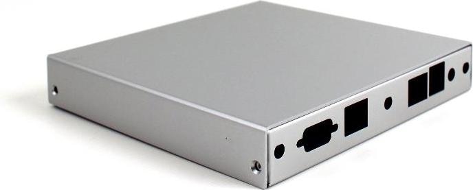 Immagine prodotto PC Engines CASE1D1U - Contenitore per la serie di schede ALIX.2/6 e APU2D0, 2x LAN, 1x USB, 3x WLAN, argento (Case)