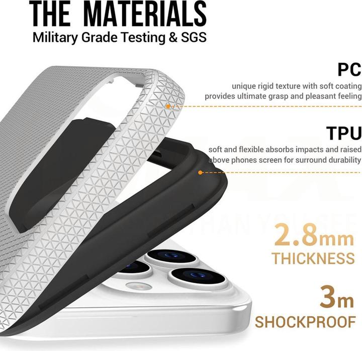 Produktbild Vmax Traingle Case für Samsung Galaxy A35 5G silber (Samsung Galaxy A35)