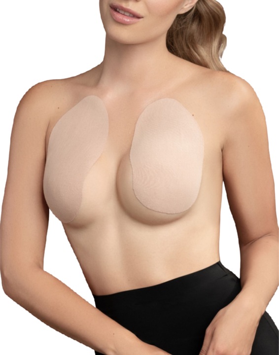 Immagine prodotto Bye Bra Cuscinetti Per Il Sollevamento Del Seno + 3 Paia Di Copricapezzoli In Raso - Beige Taglia Df (confezione da 3)