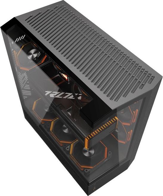 Actual product image Darkflash Tech Darkflash DY460 computer case (Black) + 4 ARGB fans (ATX, mATX, Mini-ITX)