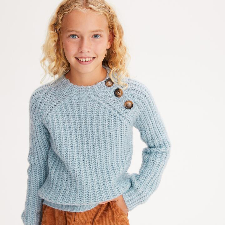 Actual product image La Redoute Collections Jumper with stand-up collar (116)