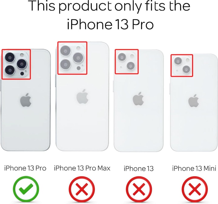 Actual product image Nalia Ultra Thin Hardcase (Apple iPhone 13 Pro)