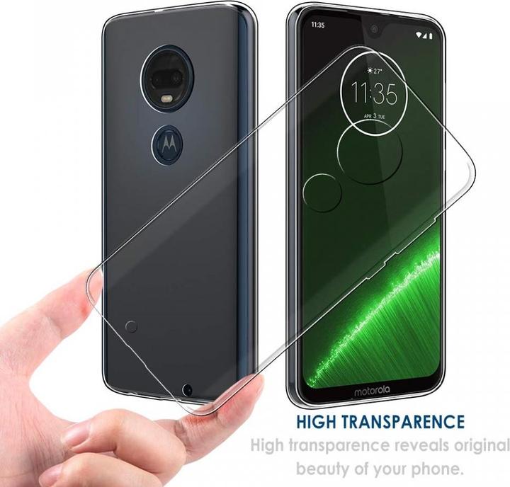 Actual product image Screenguard Motorola Moto G7 Plus Flexible TPU Clear Case (Motorola Moto G7 Plus)