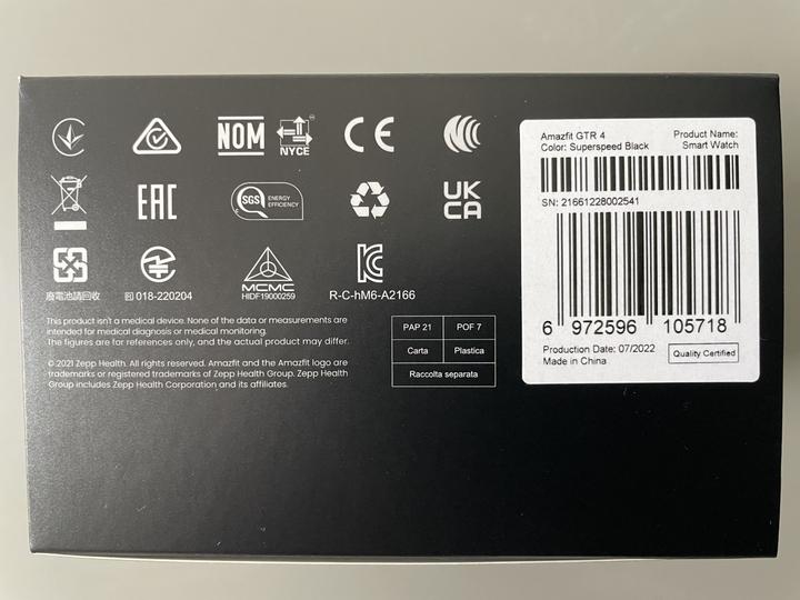 Produktbild Amazfit GTR 4 (46 mm)