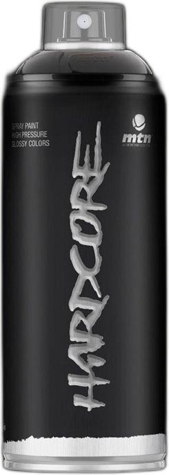 Produktbild Montana AEROSOL PAINT BLACK R-9011 400 ML (Schwarz, 400 ml)