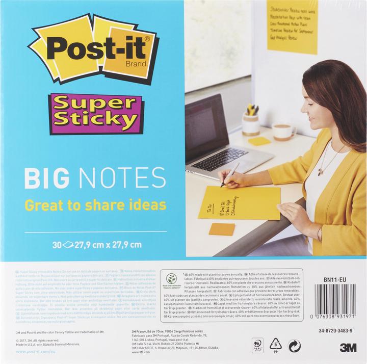 Immagine prodotto Post-it Super appiccicoso (28 x 28 cm)