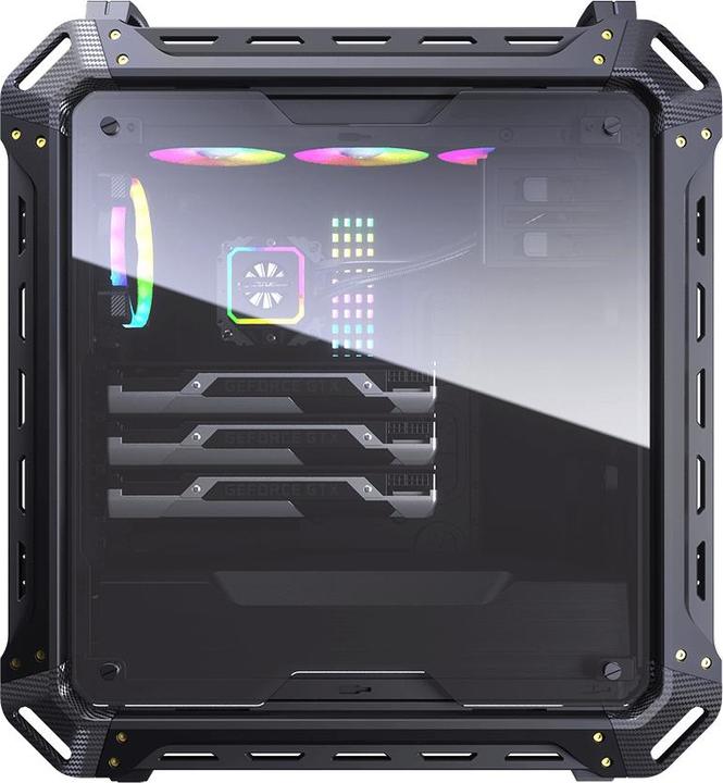 Actual product image Cougar Case Panzer Max G Full tower easily moddable 1 pcs of 120 mm fans non LED tempred glass panel (ATX, mATX, Mini-ITX, SSI CEB)