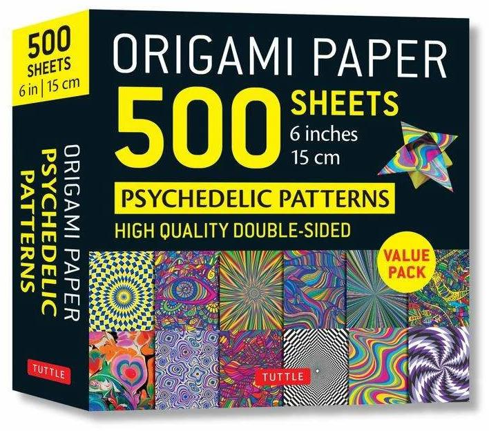 Produktbild Origami Paper 500 sheets Psychedelic Patterns 6' (15 cm) (500x)