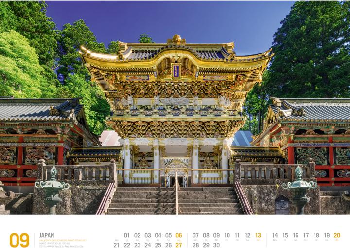 Image du produit Japan - Unterwegs zwischen Tempeln und Schreinen Kalender 2026 (Allemand, Ackermann Kunstverlag GmbH, 2025)
