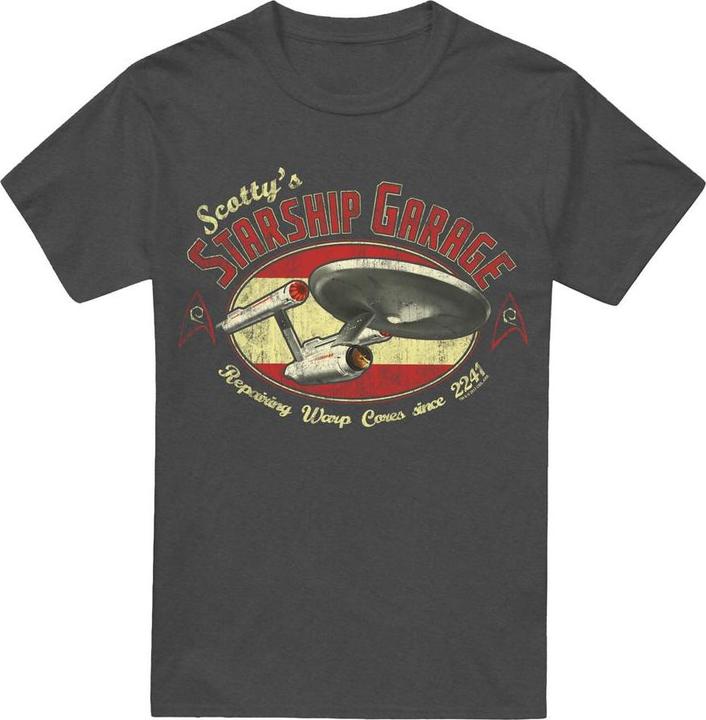 Actual product image Unisex Adult Scotty's Garage T-Shirt (XXL)
