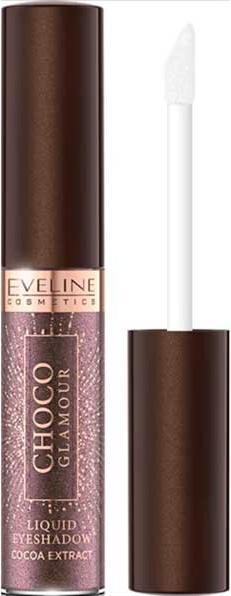 Actual product image Eveline Choco Glamour Liquid Eyeshadow 06 6.5Ml (06)