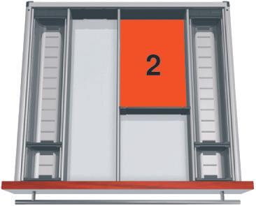 Actual product image Blum Compartment set ORGA-LINE 600 for TANDEMBOX antaro