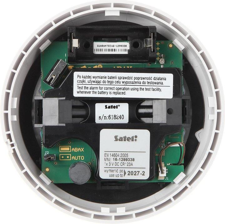 Actual product image Satel Wireless Smoke Sensor Asd-250 Abax / Abax2