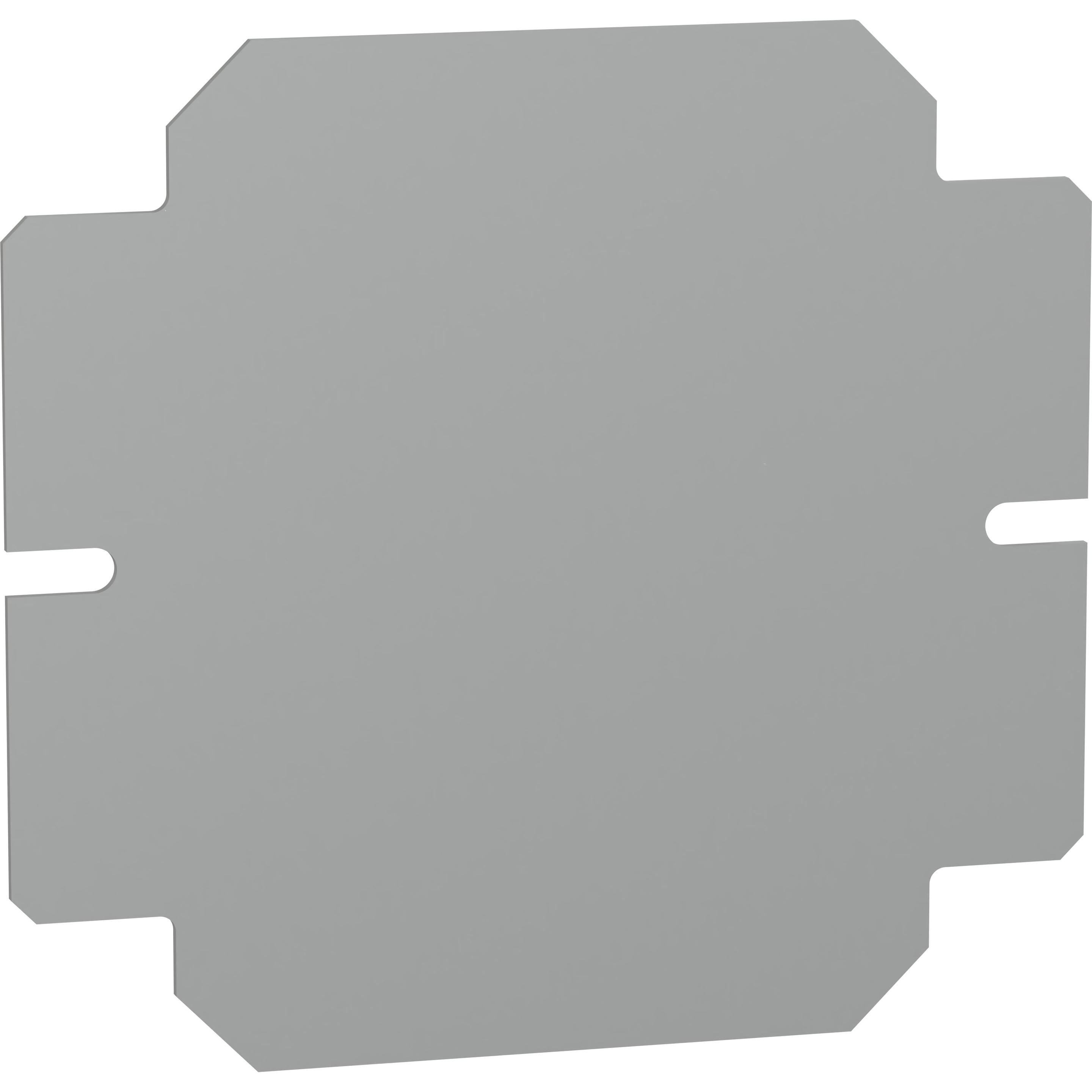 Schneider Electric Montageplatte METALL 150 X 150 MM NSYMM11SB, Serverschrank Zubehör, Silber