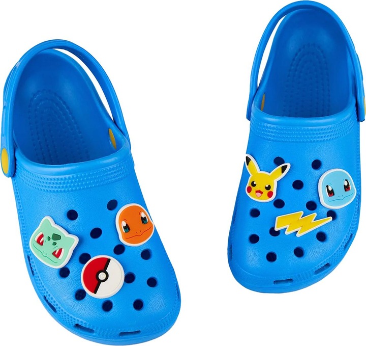 Actual product image Pokémon Boys Badge Clogs