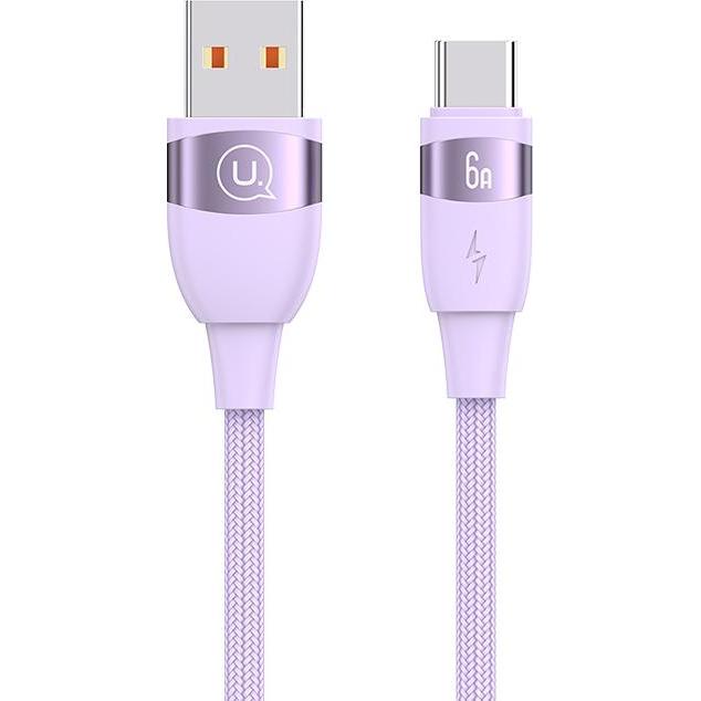Usams US-SJ631 U85 Type-C 6A Aluminum Alloy Fast Charging & Data Cable 2m (0.20 m, USB 3.0), USB Kabel