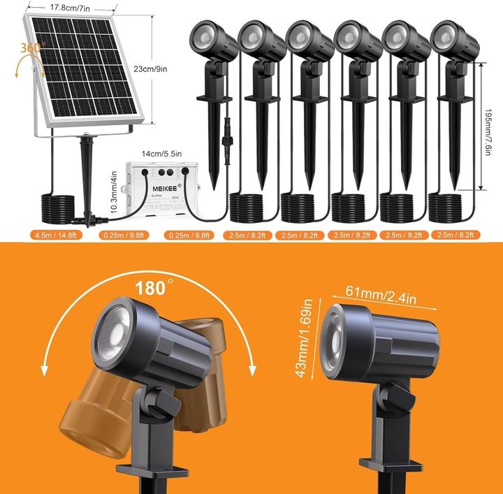 Immagine prodotto LS Spot LED da giardino (3600 lm, IP66)