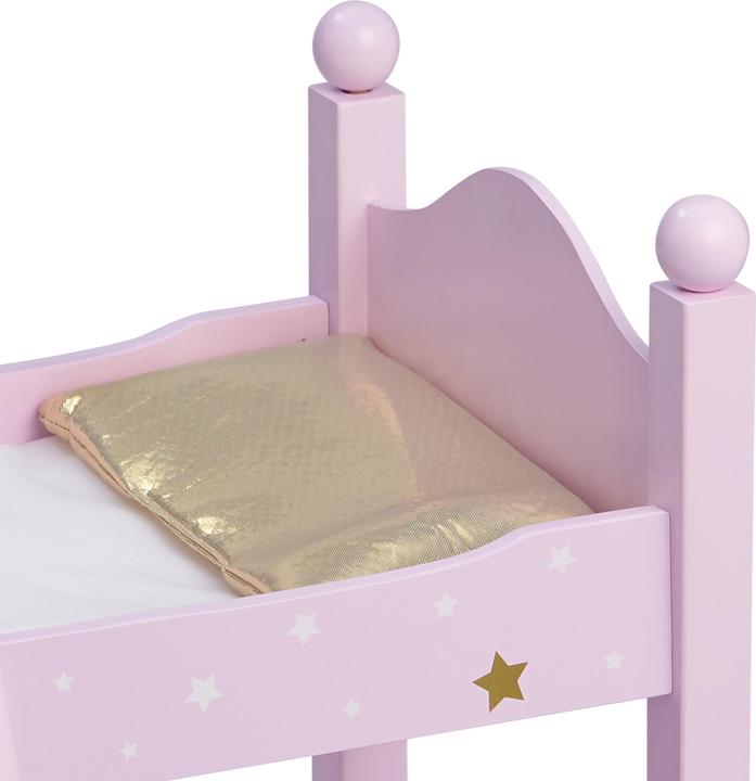 Actual product image Teamson Etagenbett Puppenbett aus Holz Puppenzubehr Puppen-Mbel Olivias World TD-0095AP