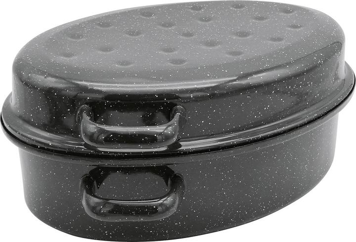 Krüger Gänsebräter (Bräter + Schmortopf, Edelstahl)