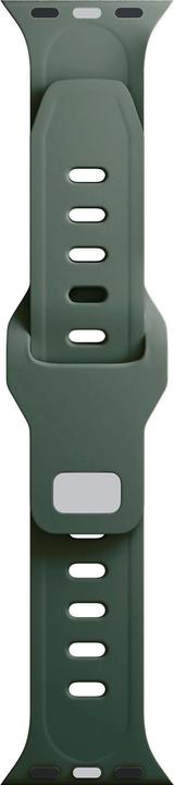 Produktbild 3MK Silicone Watch Strap Ciemnozielony/ Dark Green dla Apple Watch 42/44/45/49mm (Silicone, Stainless Steel)