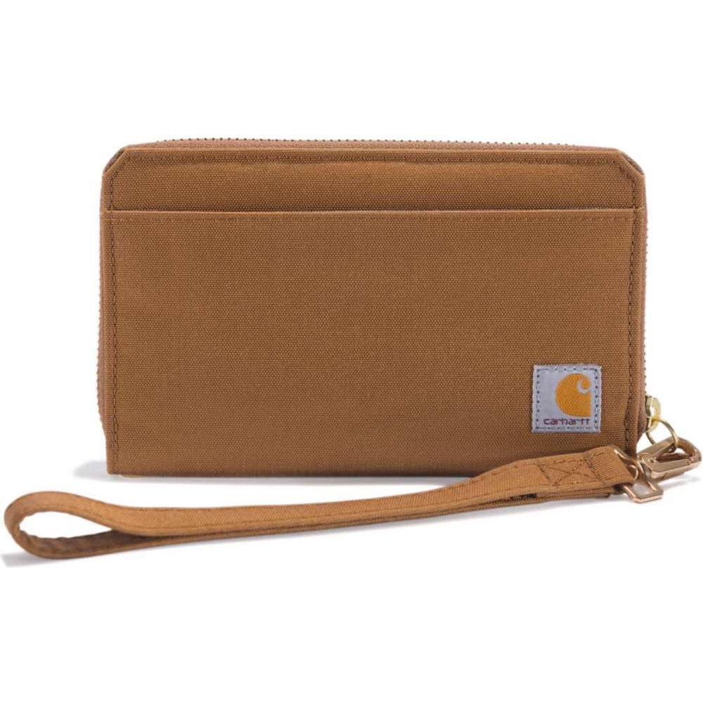 Carhartt, Donne, Portafoglio, Portfel nailoninė antis layflat clutch ruda, Marrone