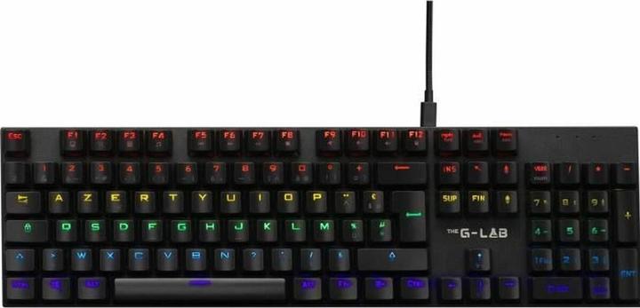 Actual product image The G-Lab Keyz Carbon Ex - Noir/RGB/Filaire/Switch Tactile (FR, Cable)