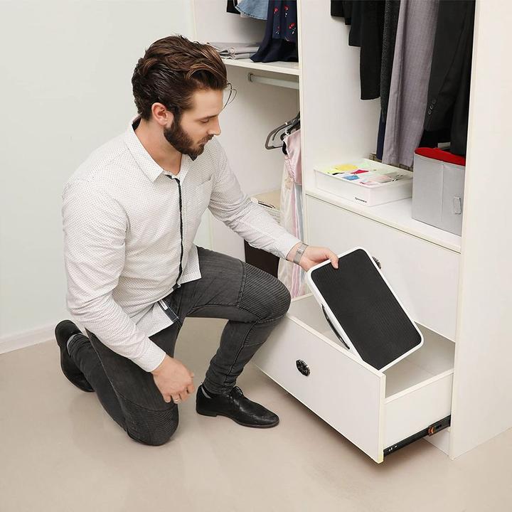 Immagine prodotto Songmics Scaletta (Gradino pieghevole, 44 cm)