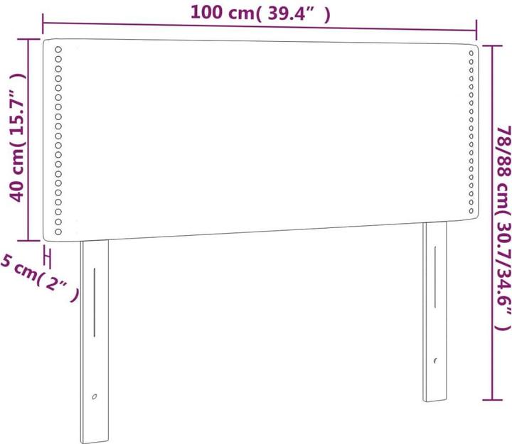 Immagine prodotto VidaXL Parker (100 x 5 x 78/88 cm)