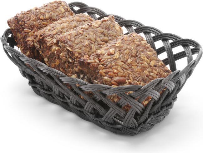 Actual product image Hendi Baskets woven edge rectangular