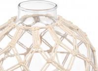 Immagine prodotto Giftdecor sfera di vetro media in corda bianca