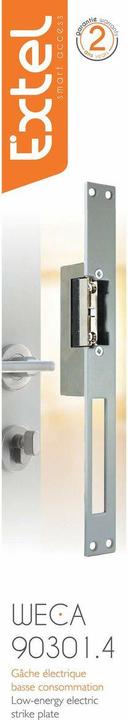 Actual product image Extel Electrical Gâche électrique à encastrer WECA90301 (Glass door, Indoor)