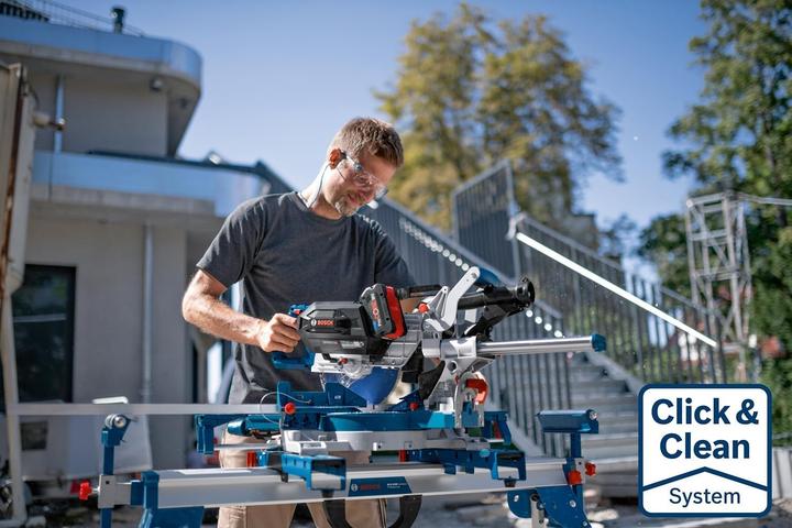 Immagine prodotto Bosch Professional Scie pendulaire à onglet à accu Click+Go GCM 18V-216 D BITURBO