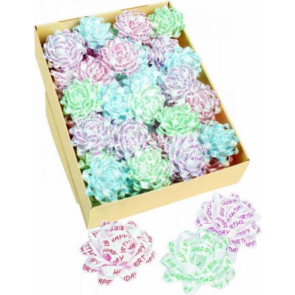 Magni, Geschenkverpackung, Rosette Birthday sort. (Geschenktüte)