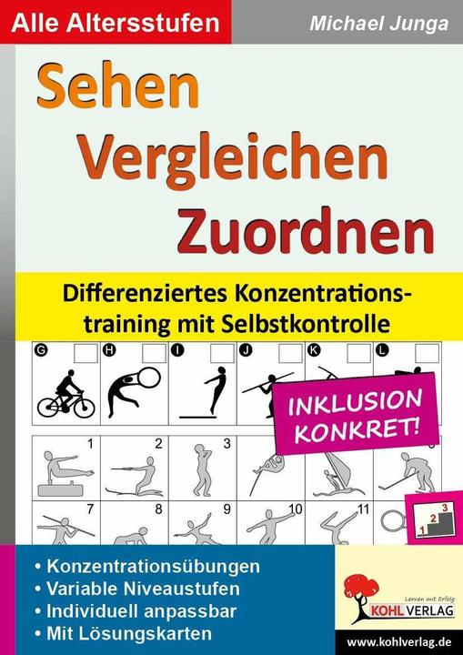 Produktbild Sehen - Vergleichen - Zuordnen (Deutsch, Michael Junga, 2011)