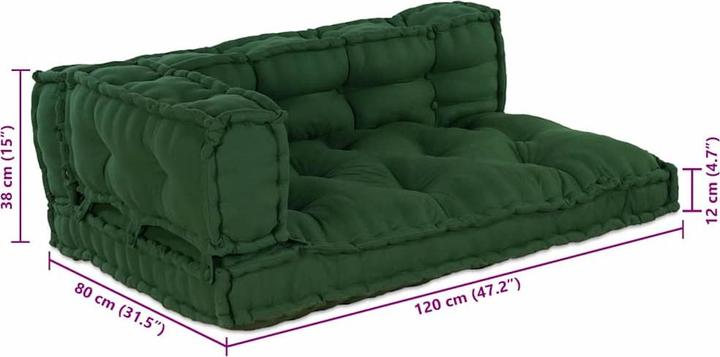 Immagine prodotto vidaXL Cuscini per divani (120 x 80 cm)