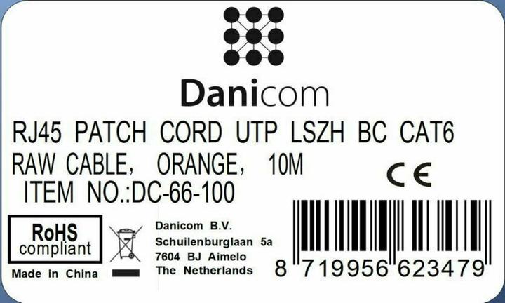 Produktbild Dsit CAT6 Netzwerkkabel 100% Kupfer (CAT6, 10 m)