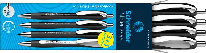 Actual product image Schneider Slider Rave (Black, Black/White, 4 x)
