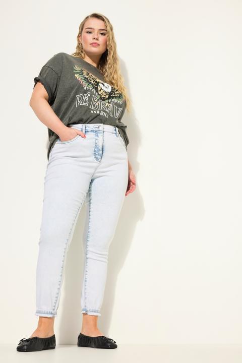 Actual product image Studio Untold High Waisted Bleached Skinny Jeans (42)